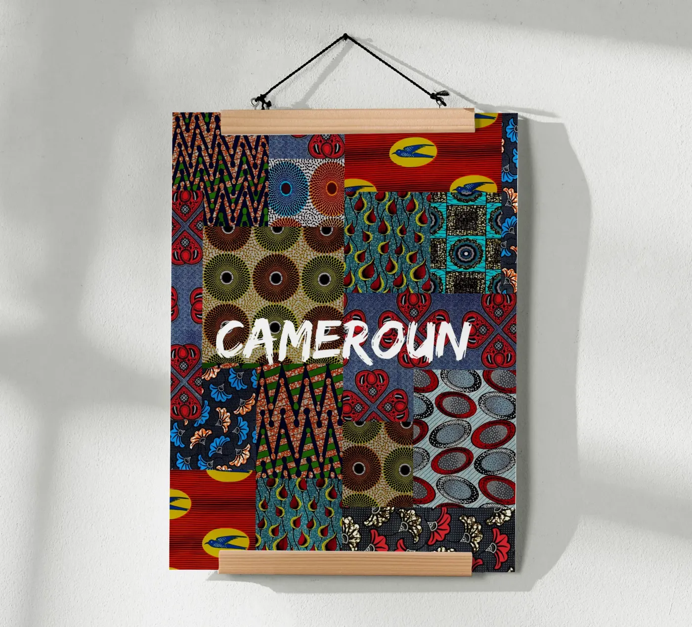 Cameroun poster de Mathudace Créas