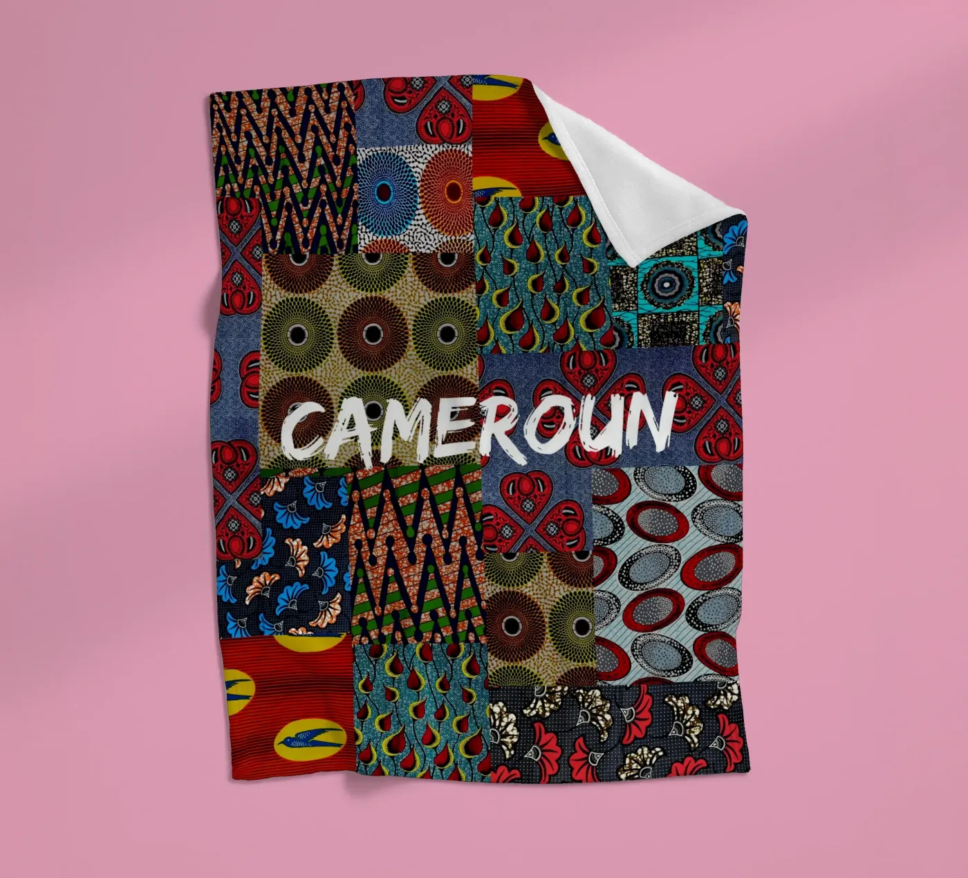 Cameroun fleecedeken van Mathudace Créas