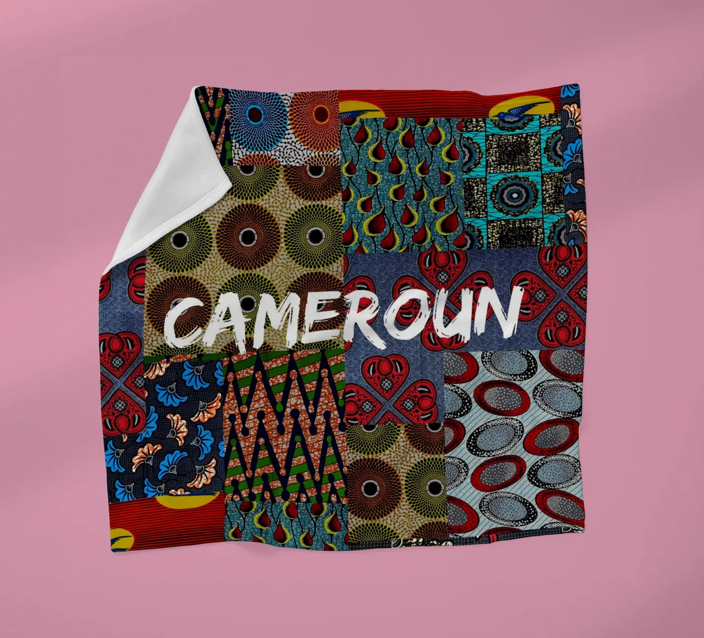 Cameroun fleecedeken van Mathudace Créas