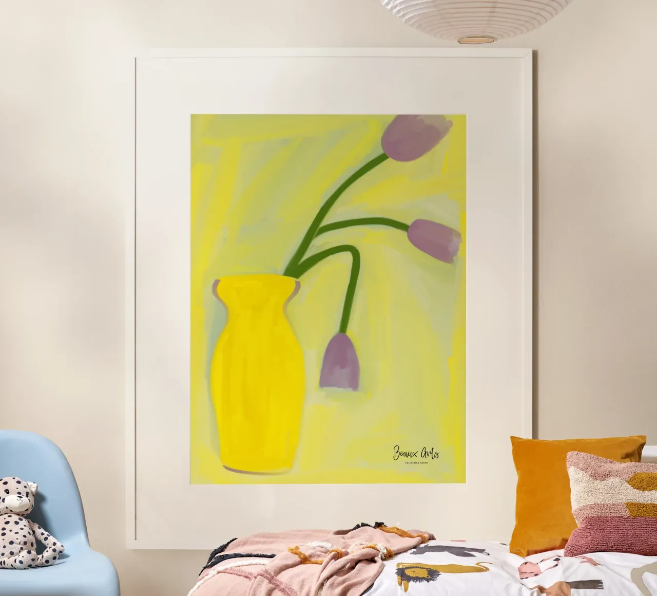 Whispering Dusk poster con telaio in plastica da Mike Leymi