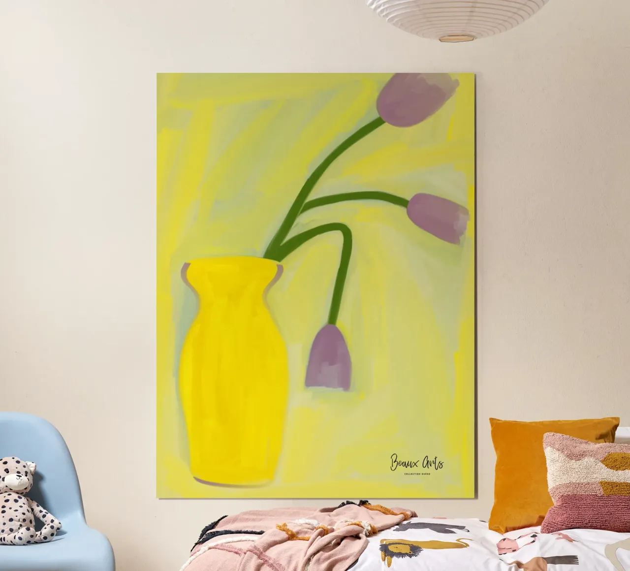 Whispering Dusk poster con telaio in plastica da Mike Leymi
