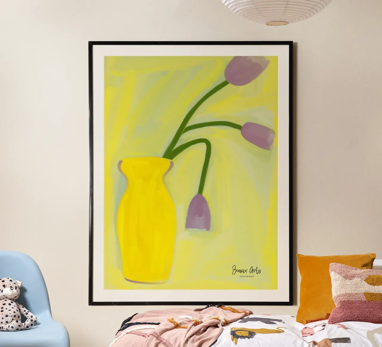 Whispering Dusk poster con telaio in plastica da Mike Leymi