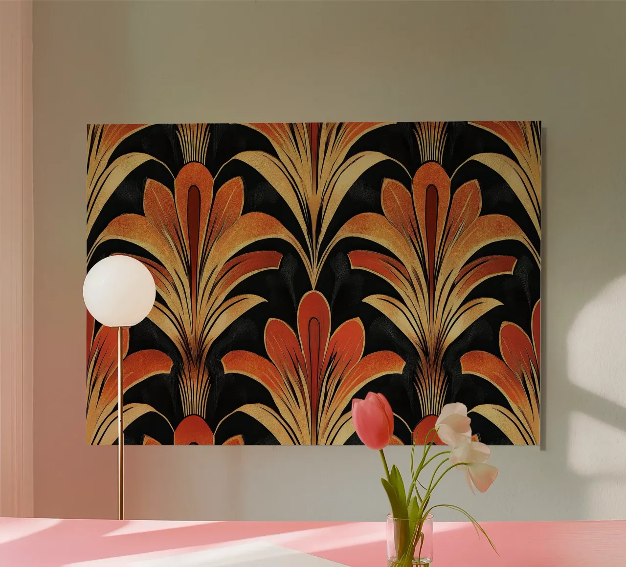 Art déco forex plate by Nikis Art Studio