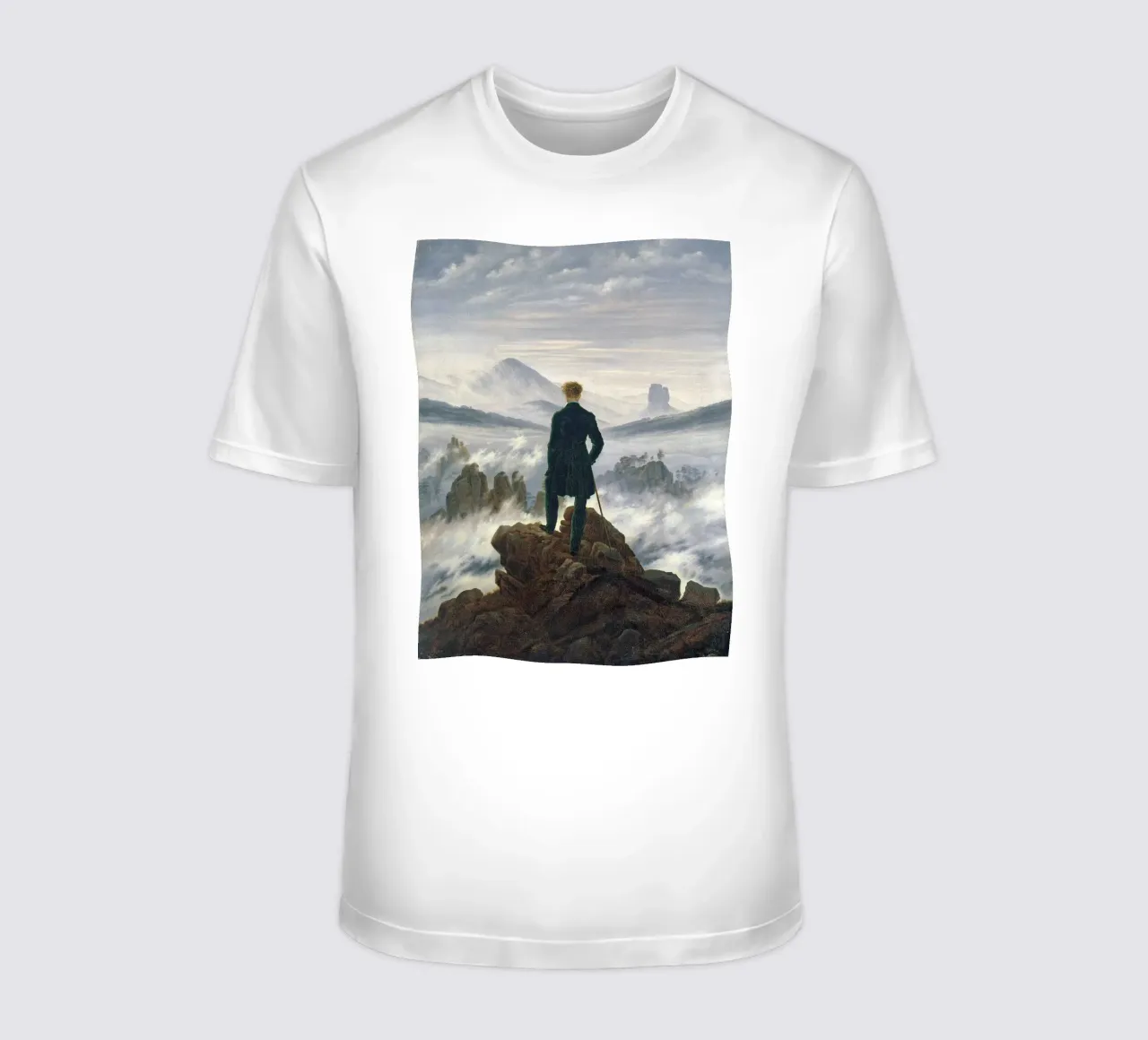 Wanderer Above the Sea of Fog t-shirt da apoloprints