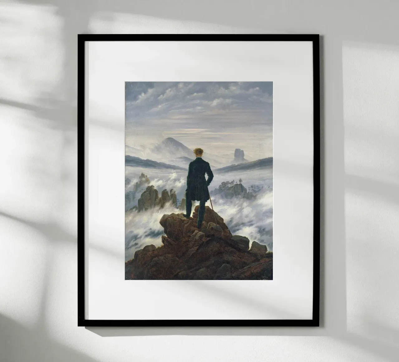 Wanderer Above the Sea of Fog poster da apoloprints