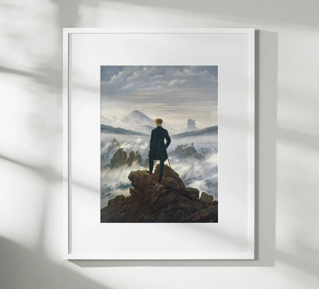 Wanderer Above the Sea of Fog poster da apoloprints