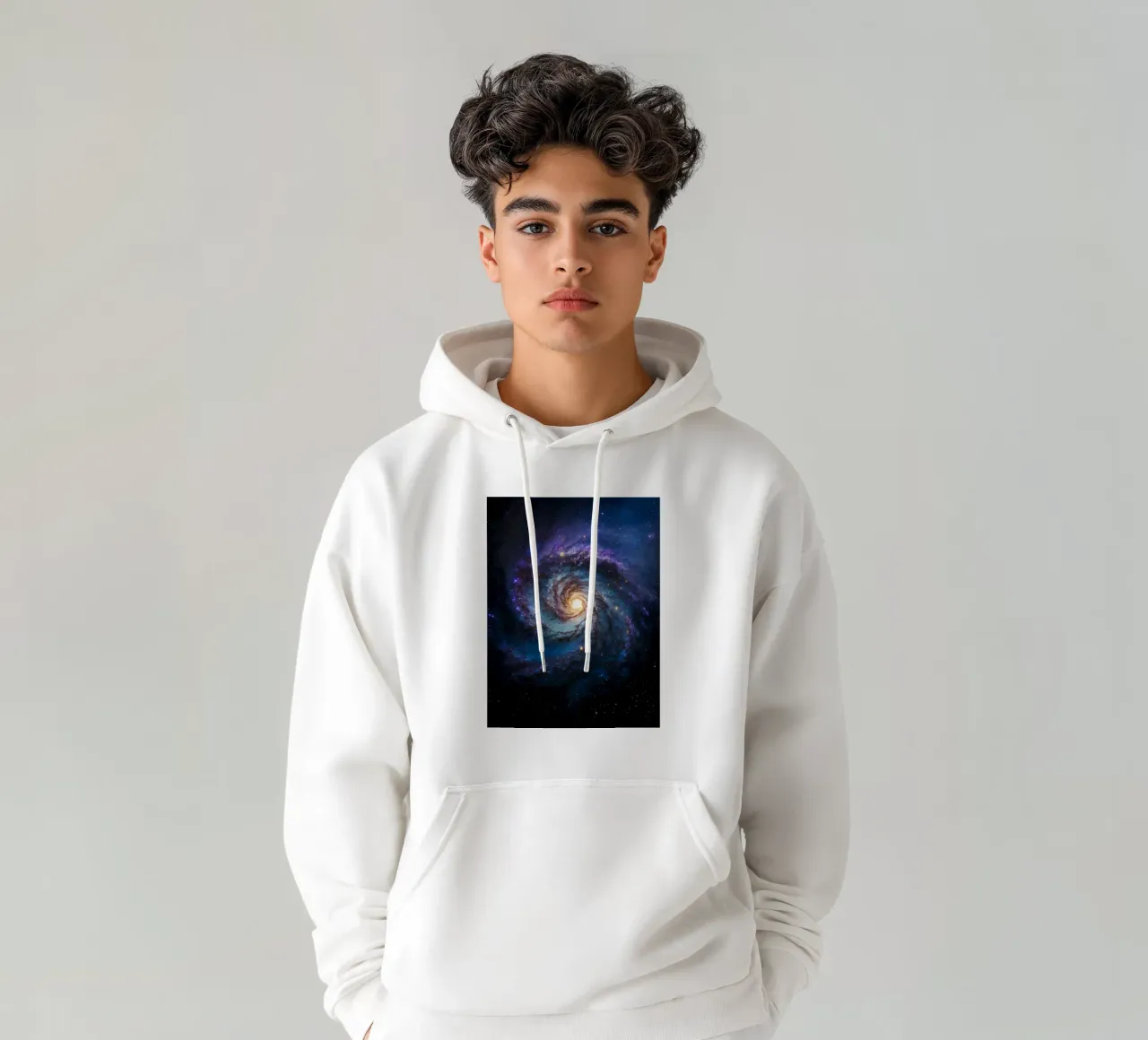 Spiralum felpa con cappuccio da Stellar Dream Art