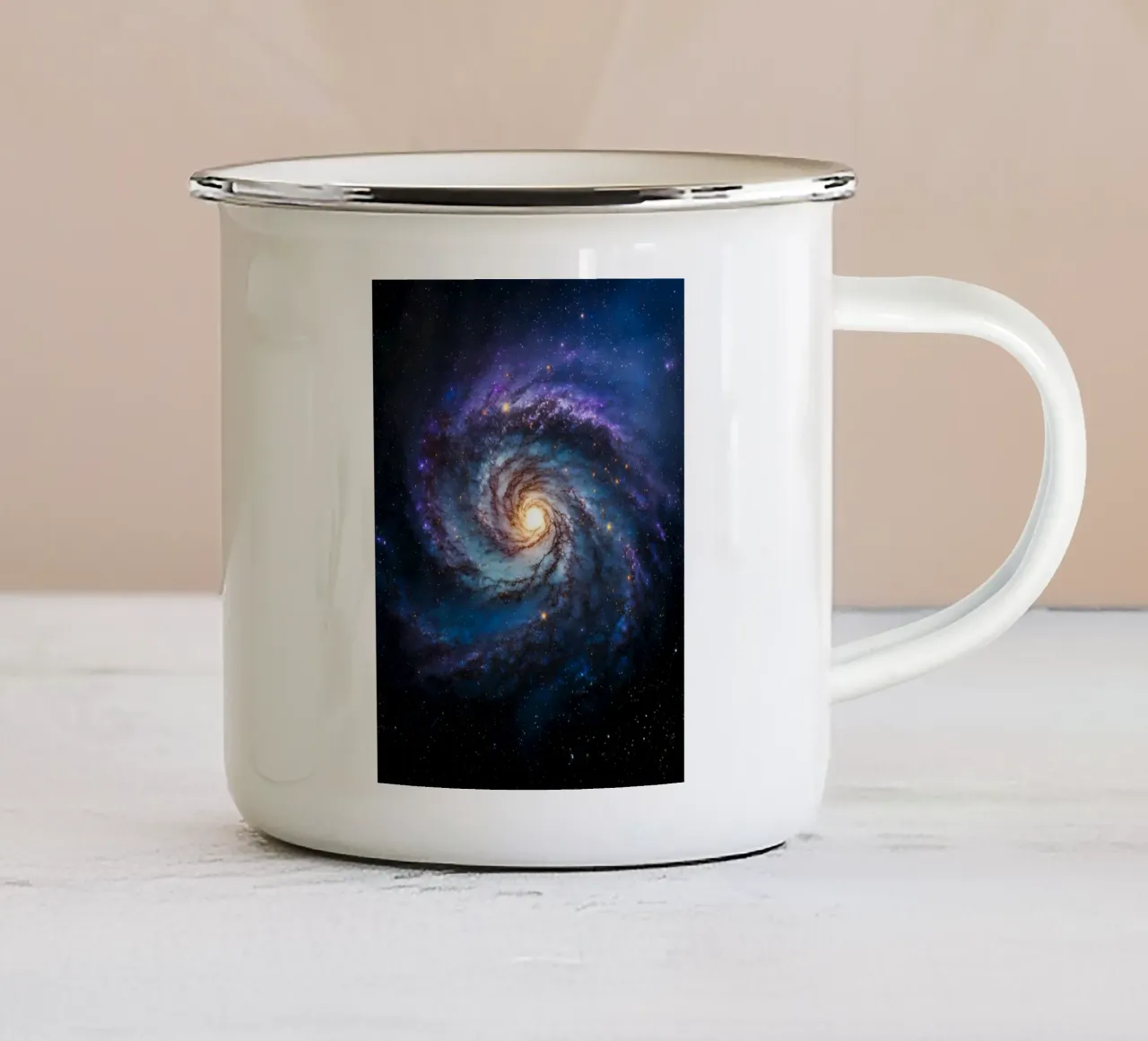 Spiralum tazza in smalto da Stellar Dream Art