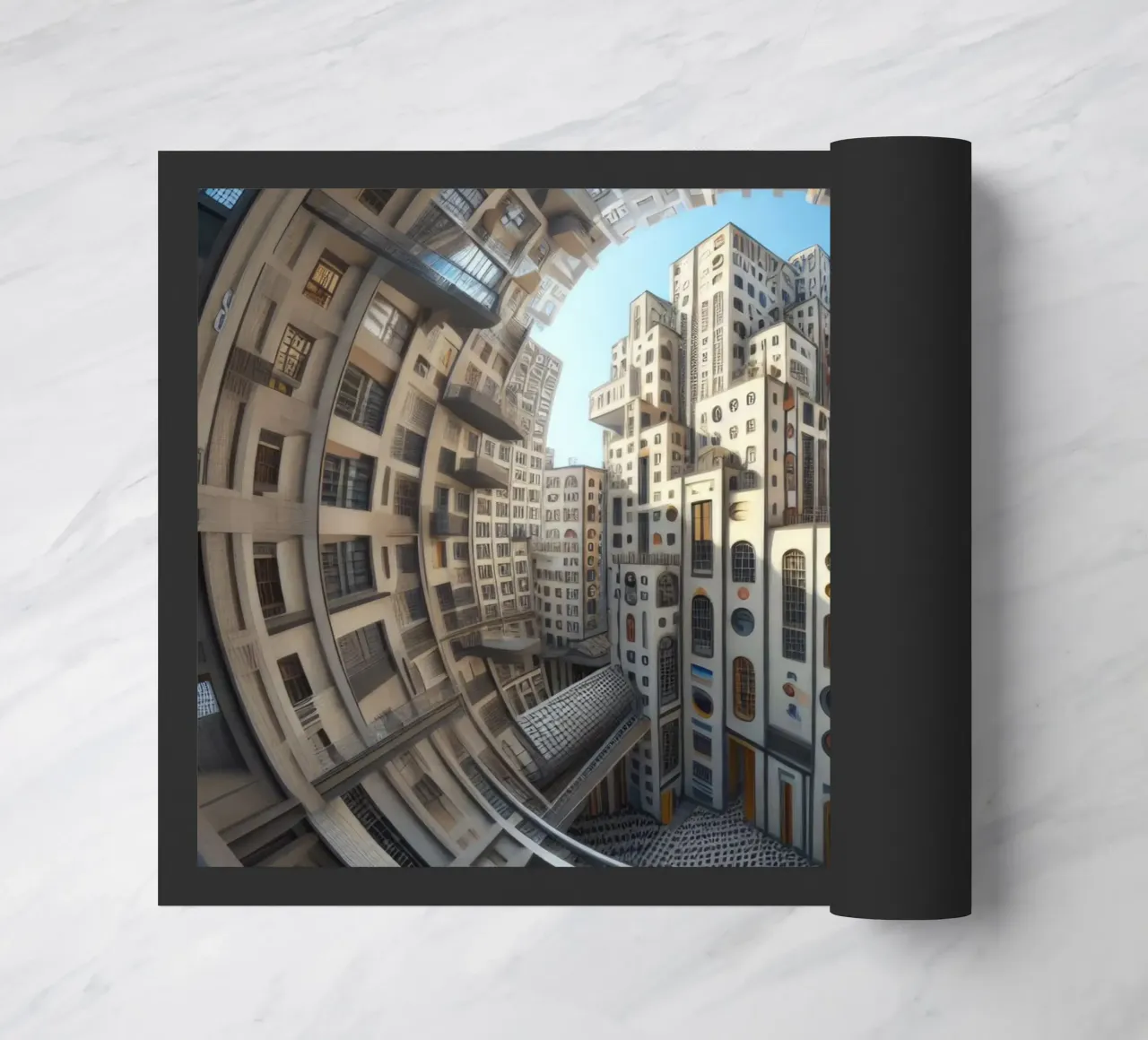Sphere 013 - Futuristic Circular Cityscape zerbino da Spheres
