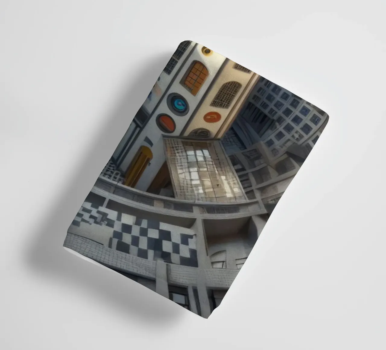 Sphere 013 - Futuristic Circular Cityscape asciugamano da bagno da Spheres