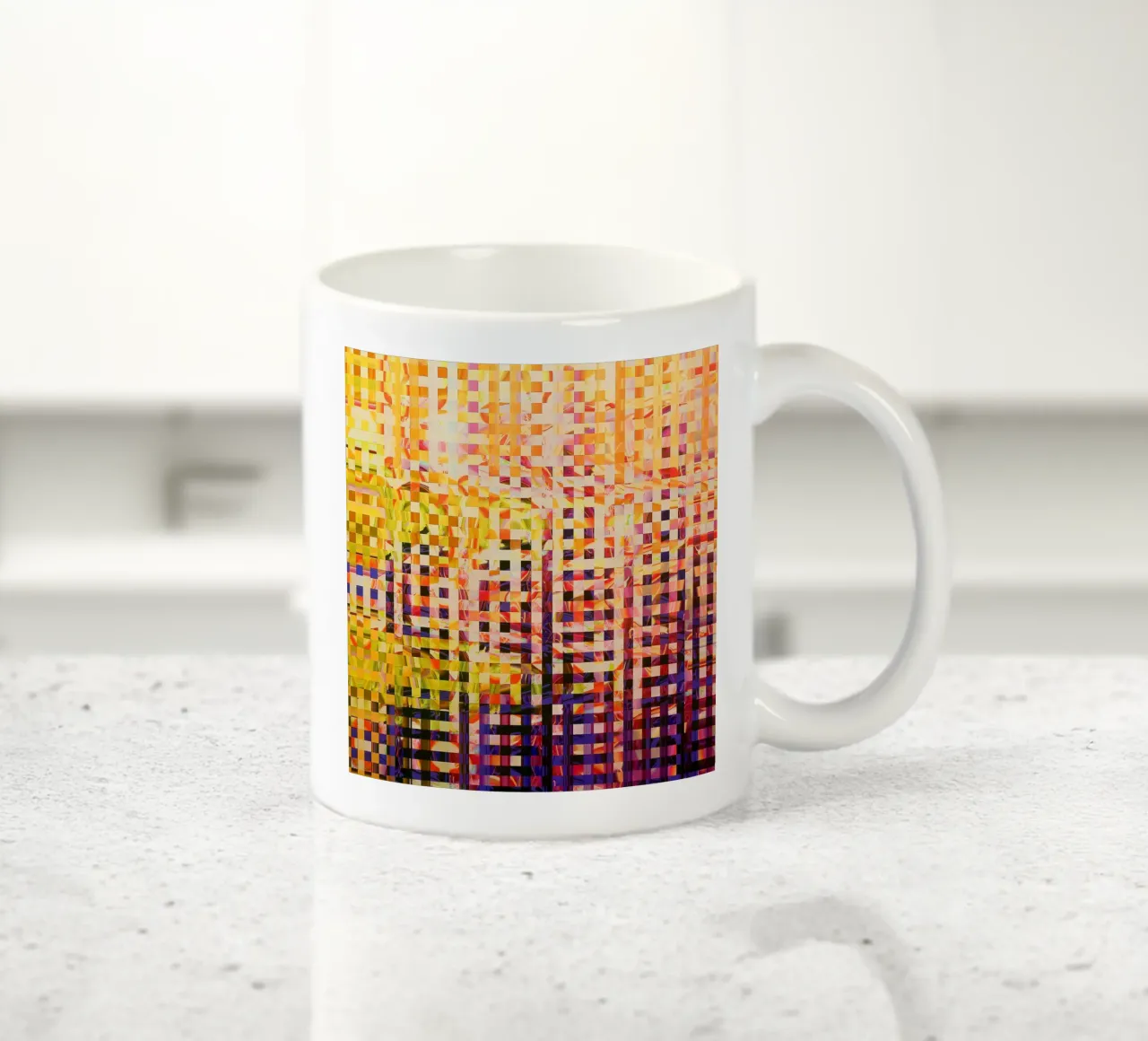 Visible-invisible ceramic mug by Edenart