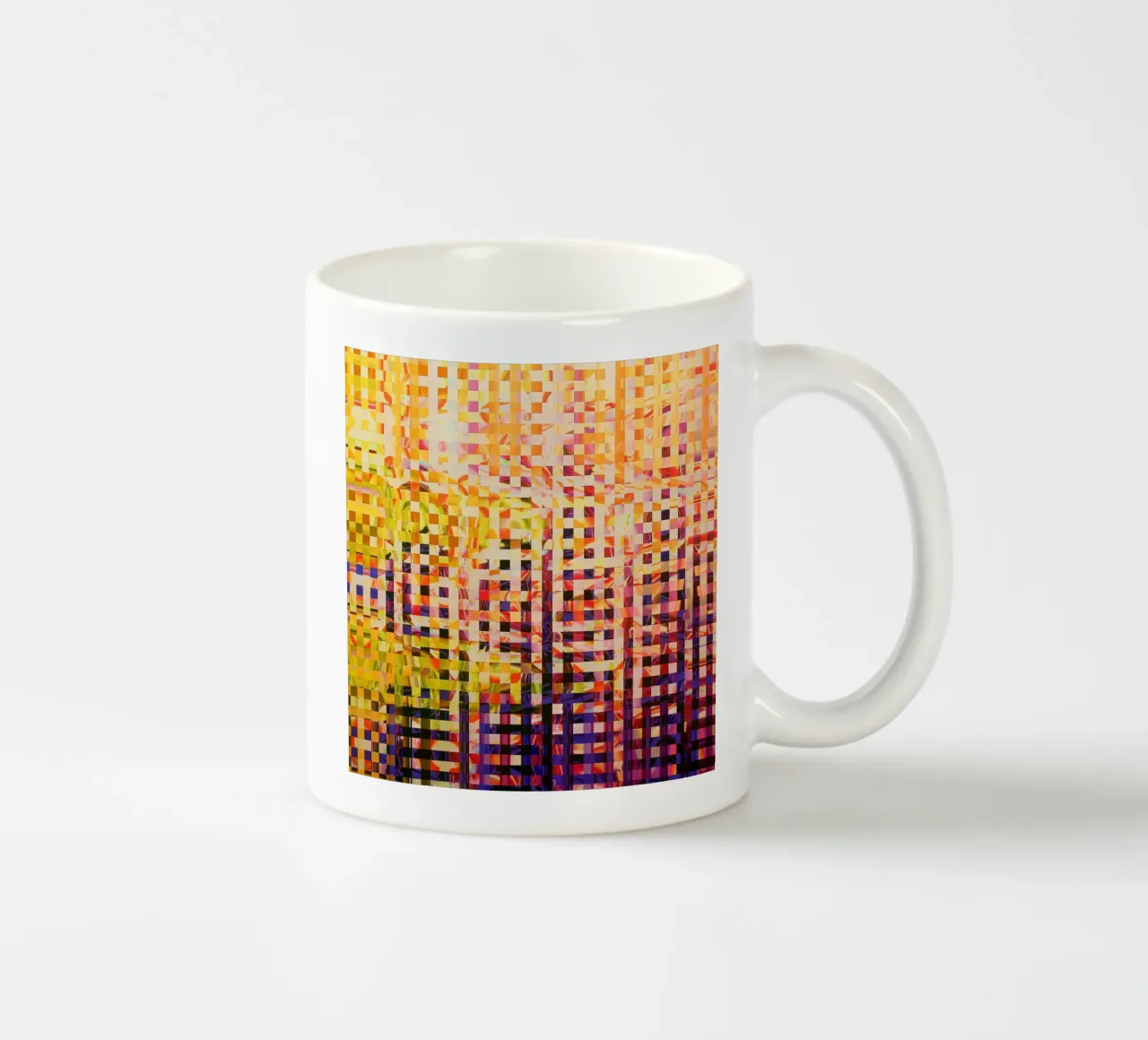 Visible-invisible ceramic mug by Edenart