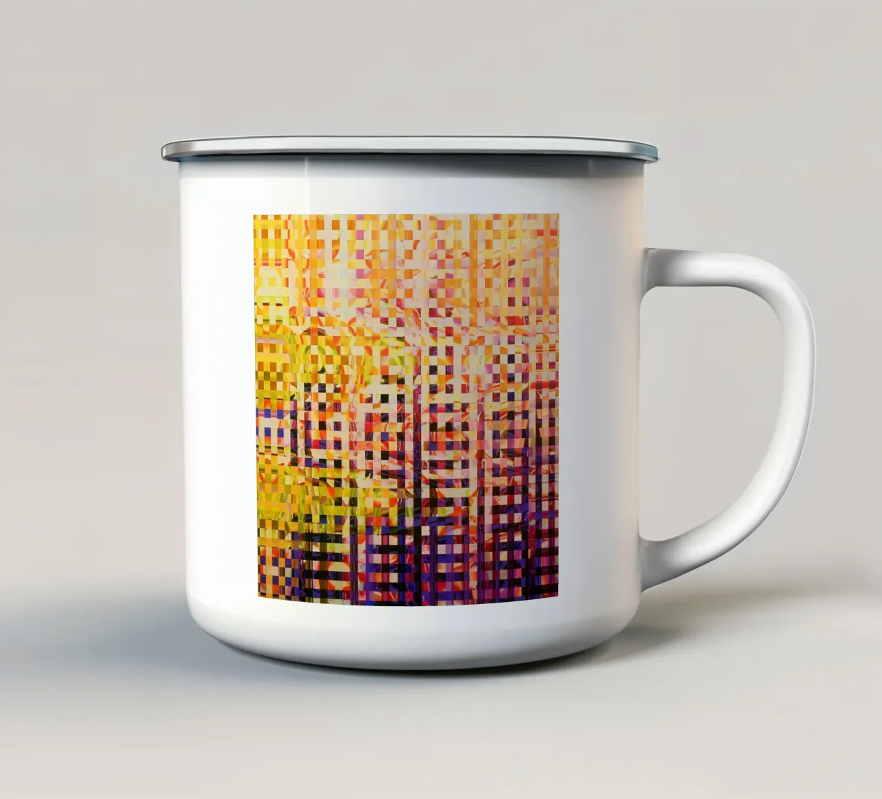 Visible-invisible taza de esmalte de Edenart