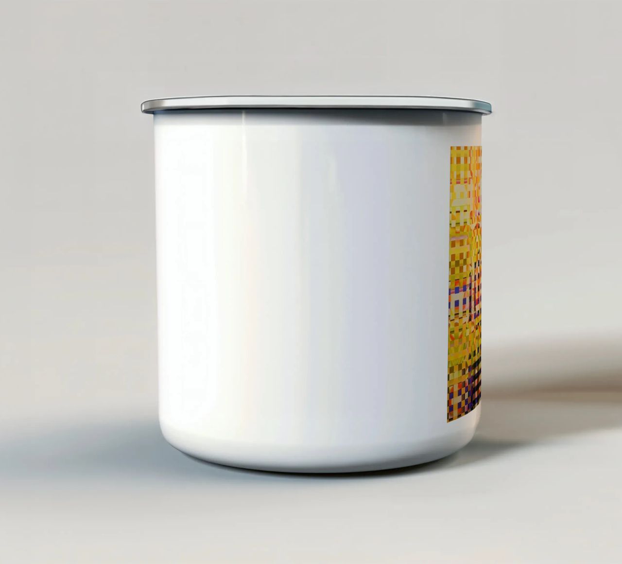 Visible-invisible tazza in smalto da Edenart