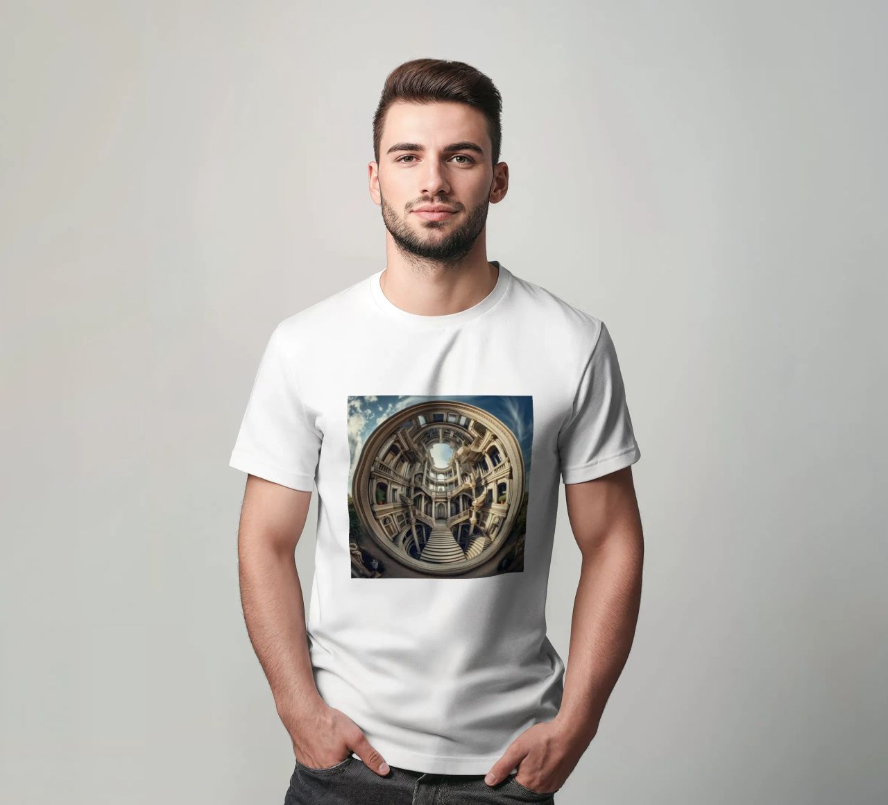 Sphere 004 - Circular Architectural Masterpiece t-shirt da Spheres