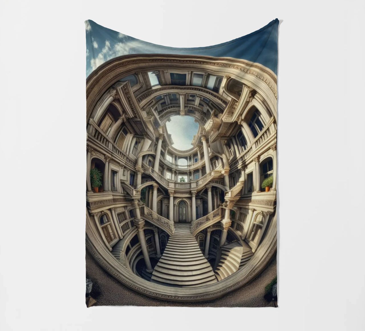 Sphere 004 - Circular Architectural Masterpiece coperta in pile da Spheres