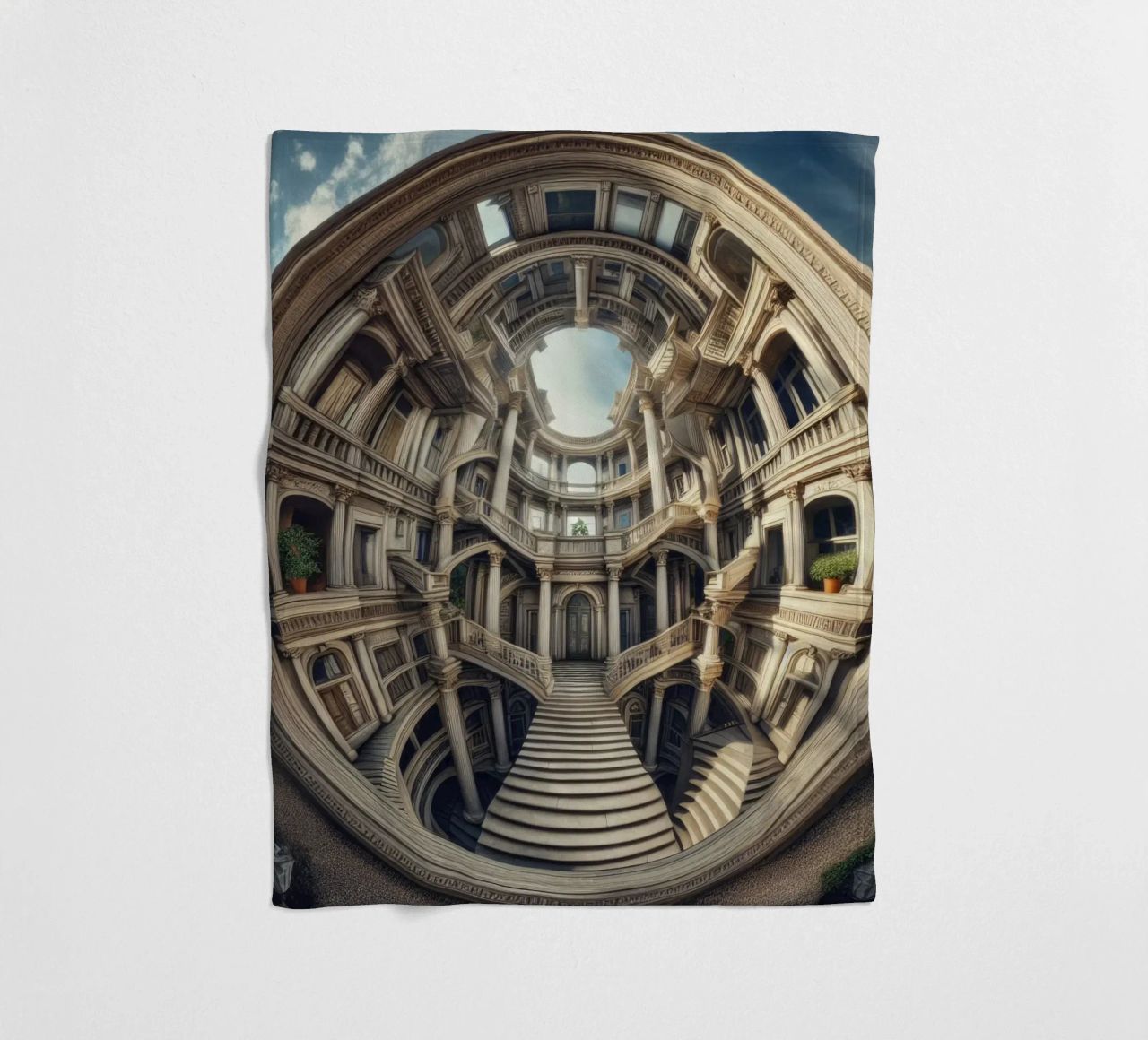Sphere 004 - Circular Architectural Masterpiece coperta in pile da Spheres