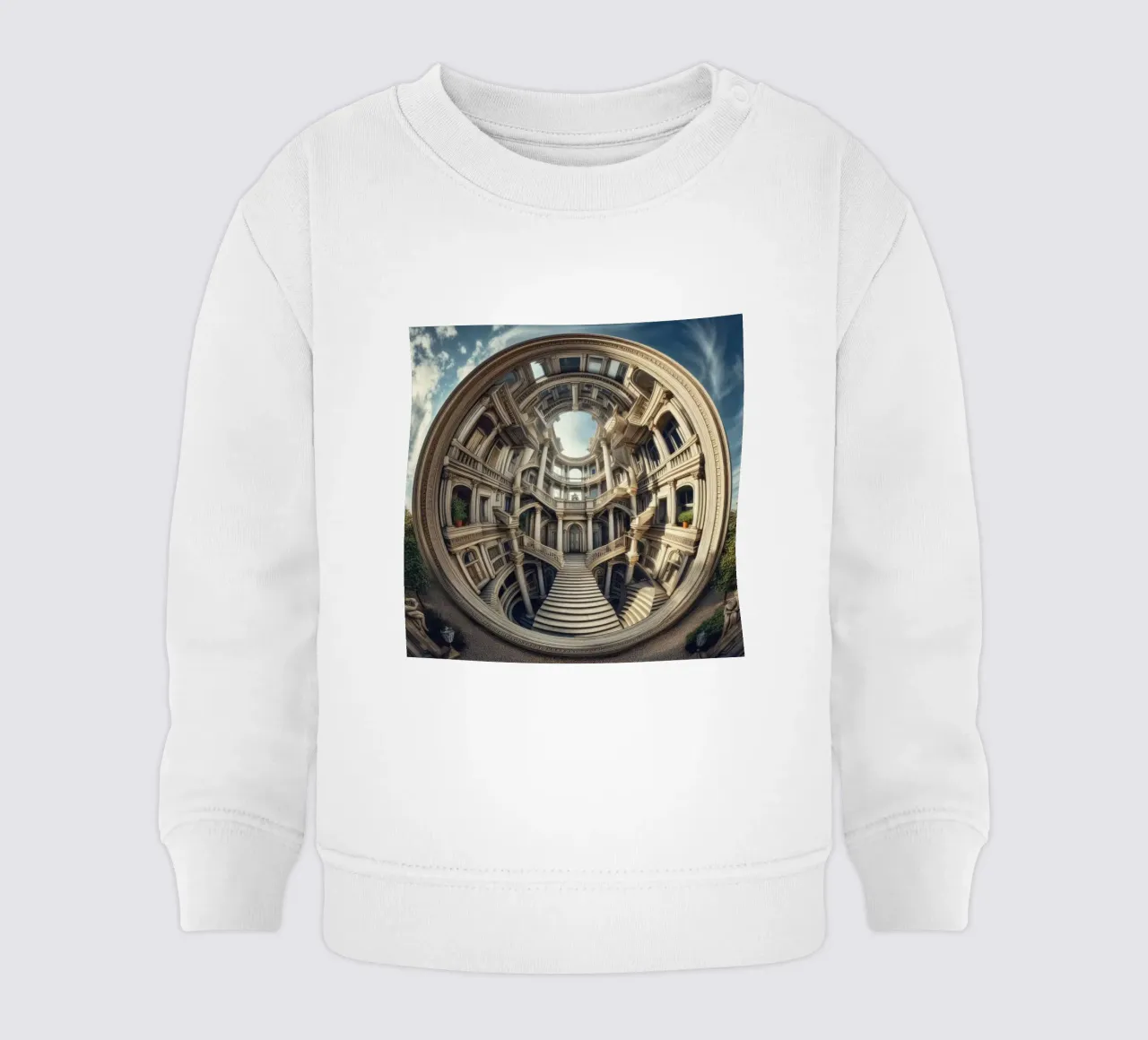 Sphere 004 - Circular Architectural Masterpiece felpa neonato da Spheres