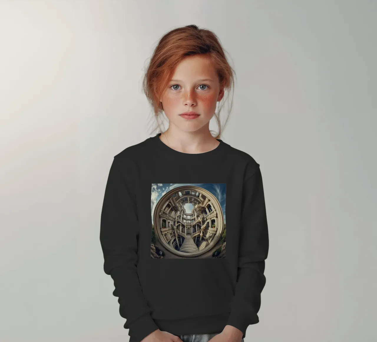 Sphere 004 - Circular Architectural Masterpiece felpa bambino da Spheres