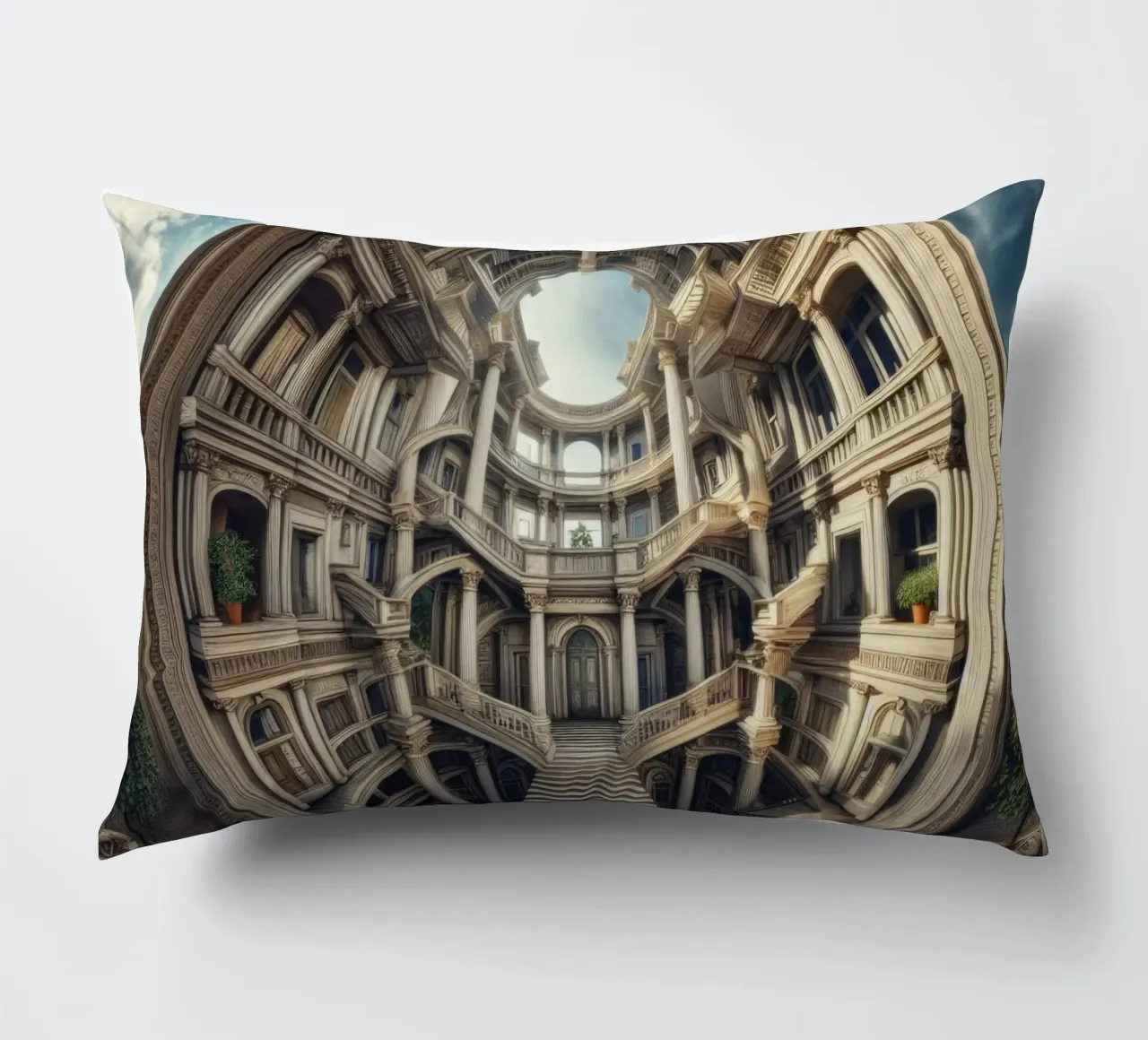 Sphere 004 - Circular Architectural Masterpiece cuscino da Spheres