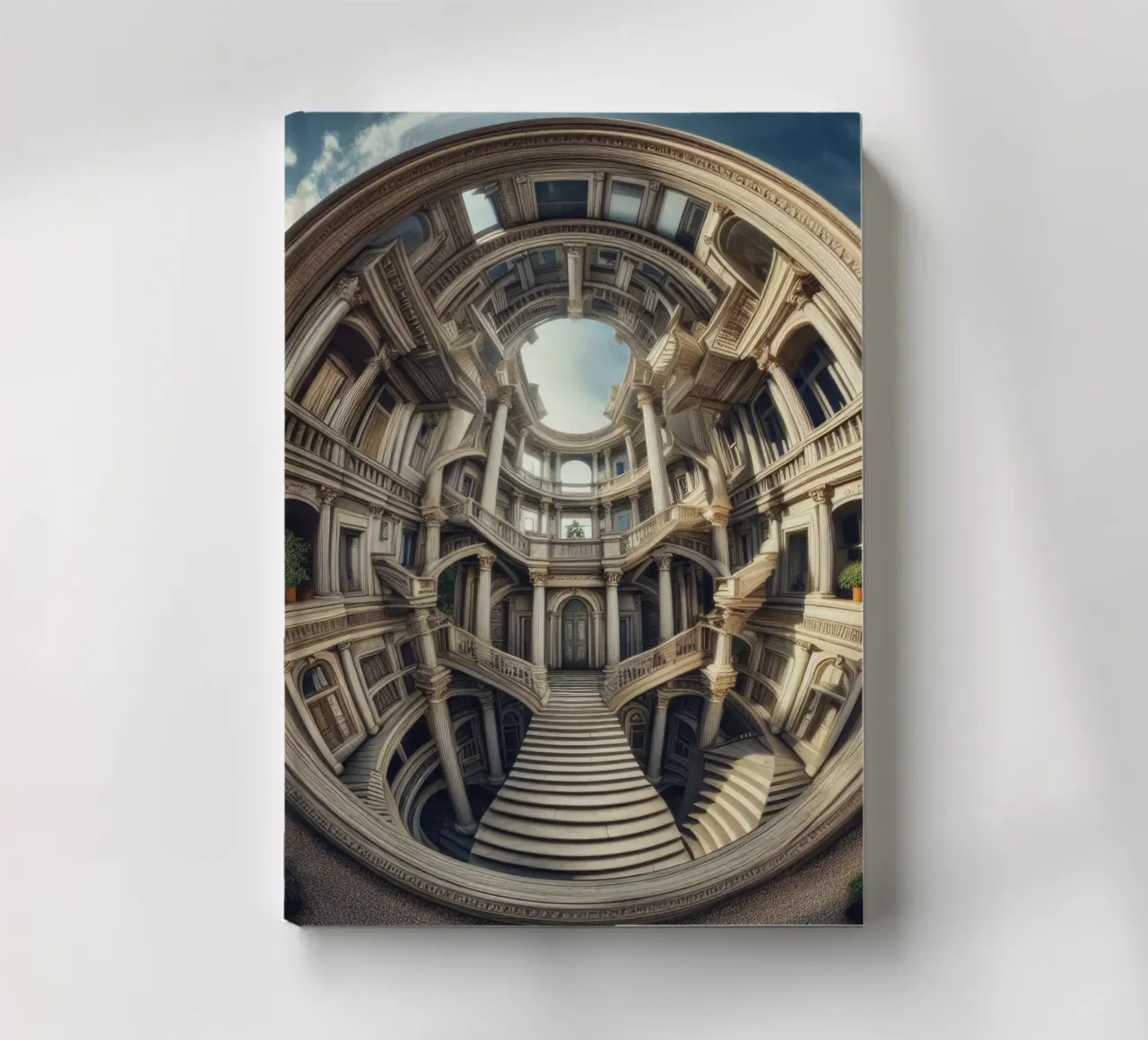 Sphere 004 - Circular Architectural Masterpiece Notizbuch von Spheres