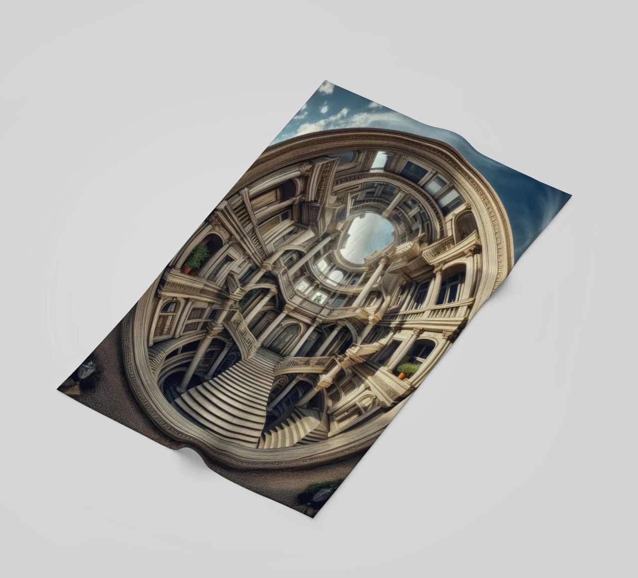 Sphere 004 - Circular Architectural Masterpiece telo mare da Spheres
