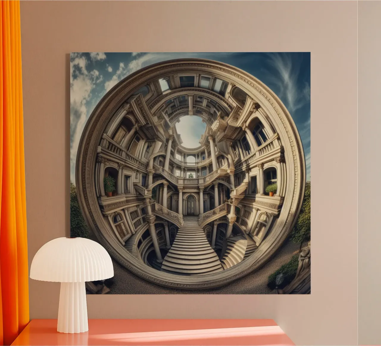 Sphere 004 - Circular Architectural Masterpiece acrylic glass by Spheres