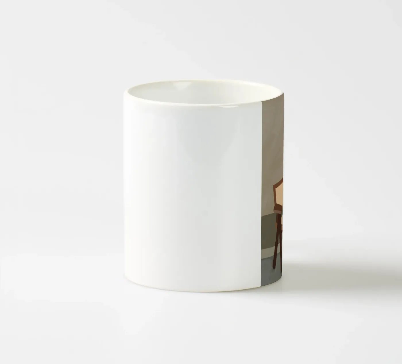 Sunset Veil ceramic mug by Mike Leymi
