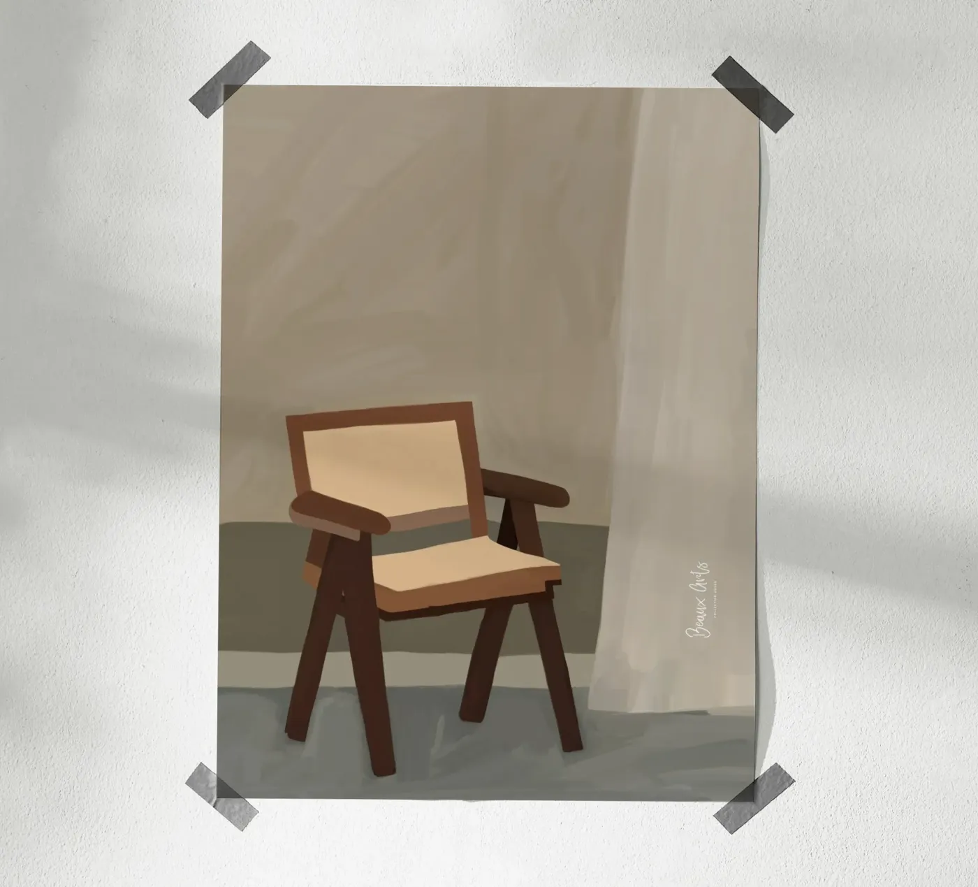 Sunset Veil poster van Mike Leymi