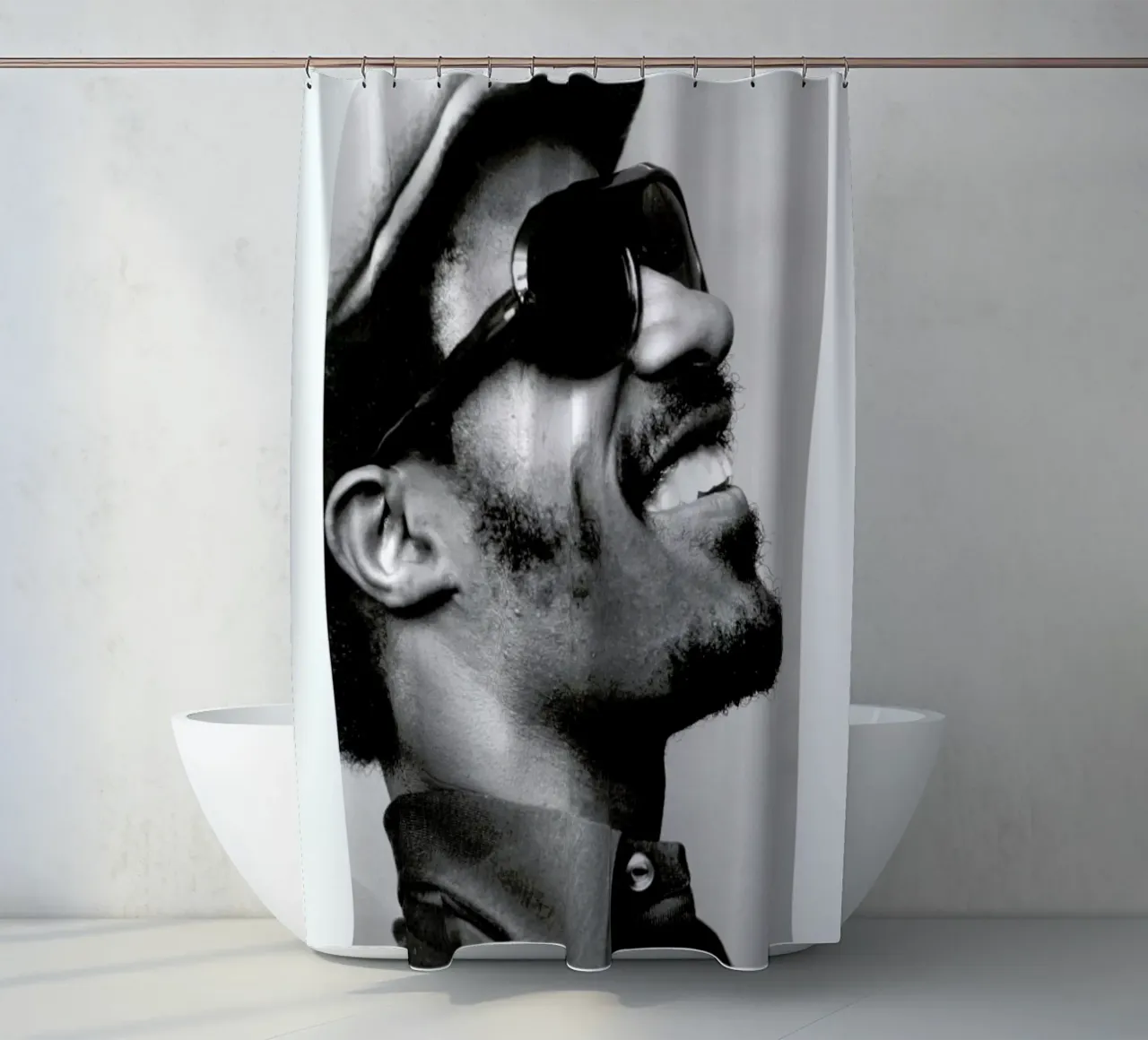 Stevie Wonder tenda da doccia da Gallery Print and Art Limited