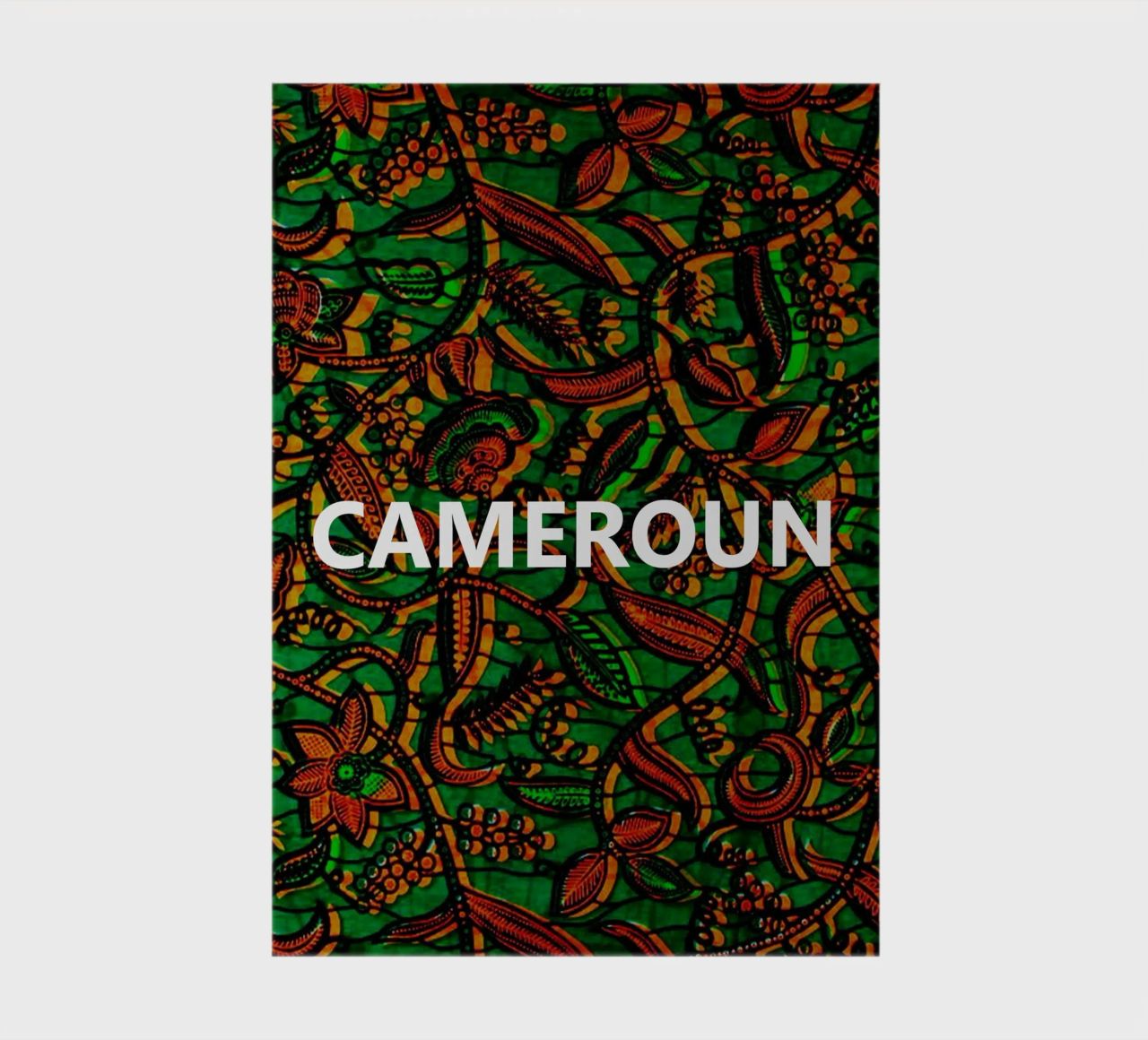 Cameroun notebook by Mathudace Créas