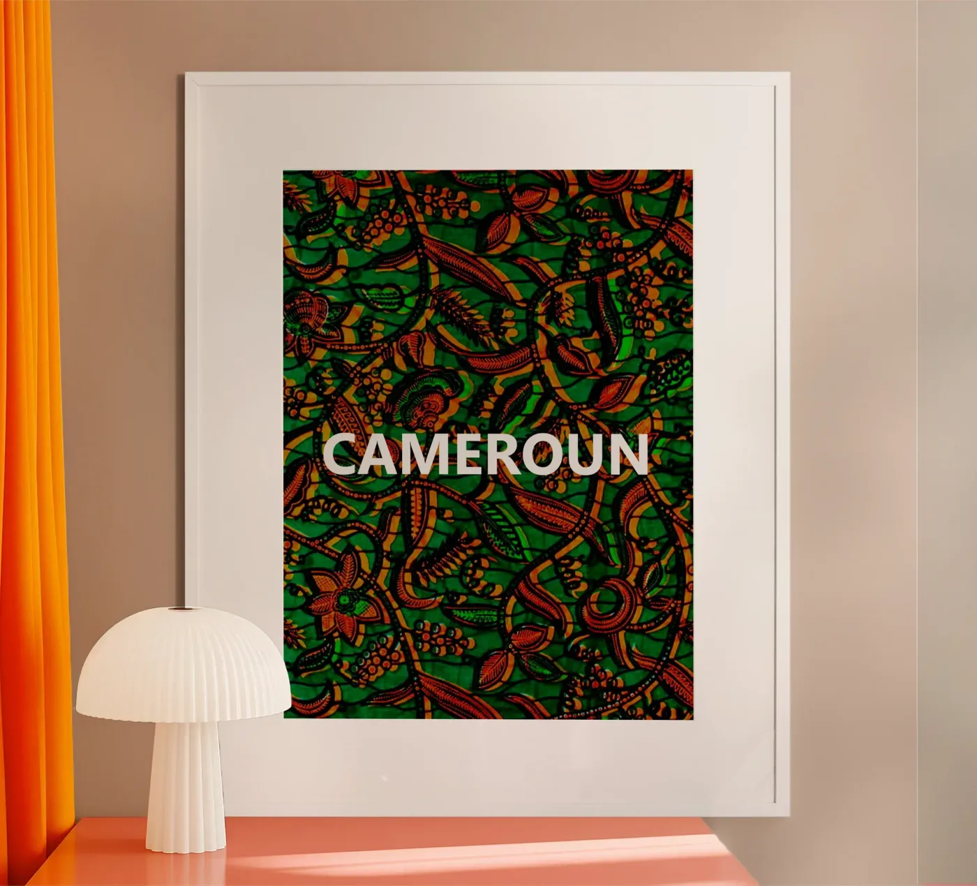 Cameroun poster by Mathudace Créas