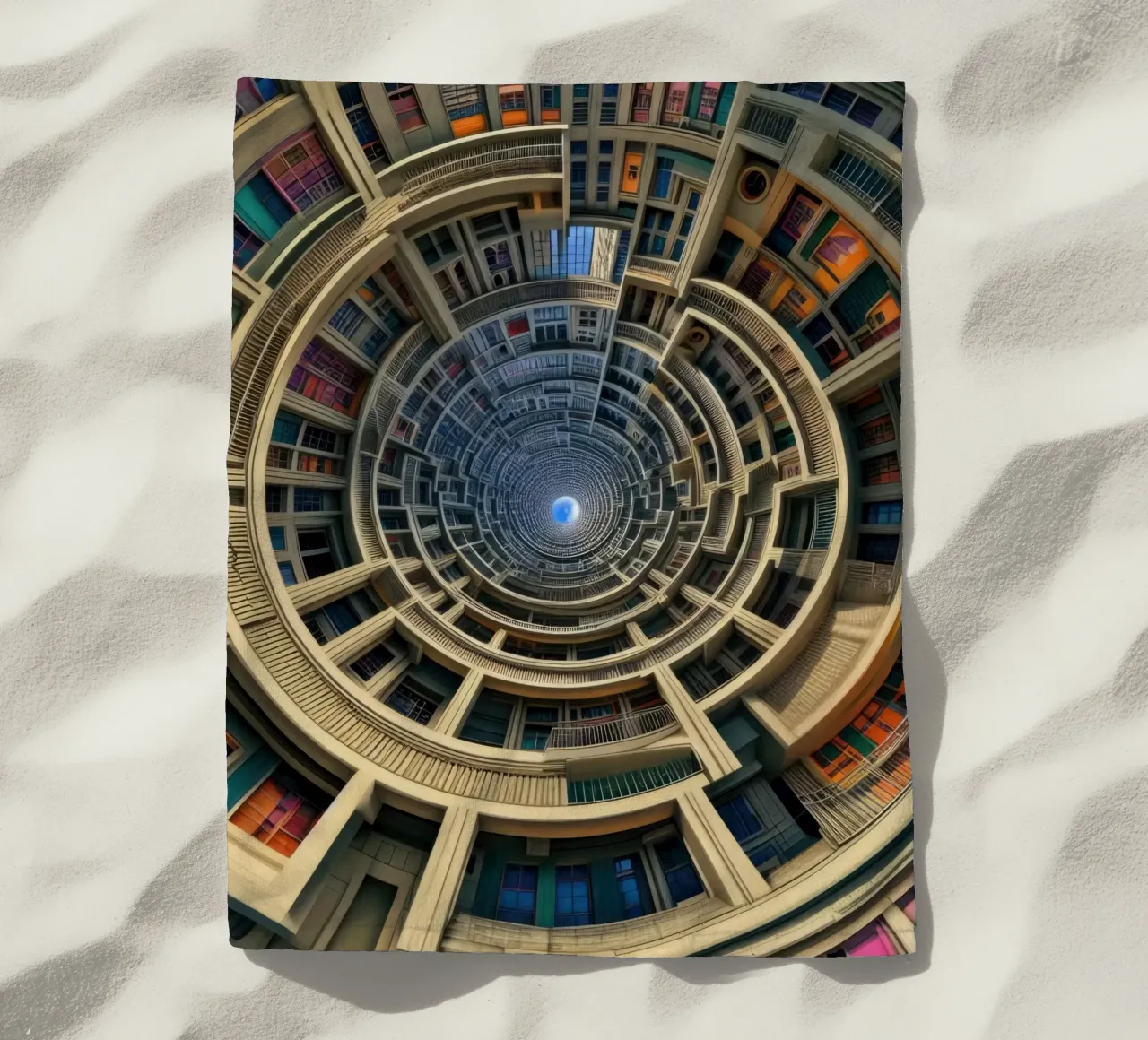 Sphere 008 - Hypnotic Spiral Architecture telo mare da Spheres