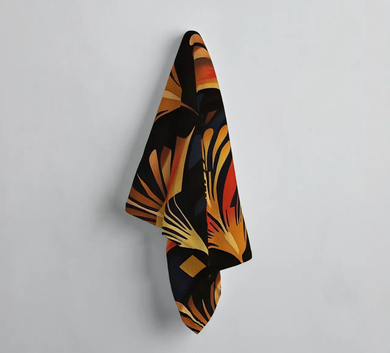 Art Deco "Illusions of Light" asciugamano da bagno da Nikis Art Studio