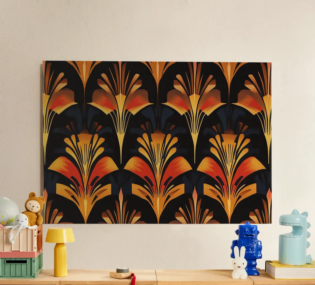 Art Deco "Illusions of Light" alluminio dibond da Nikis Art Studio