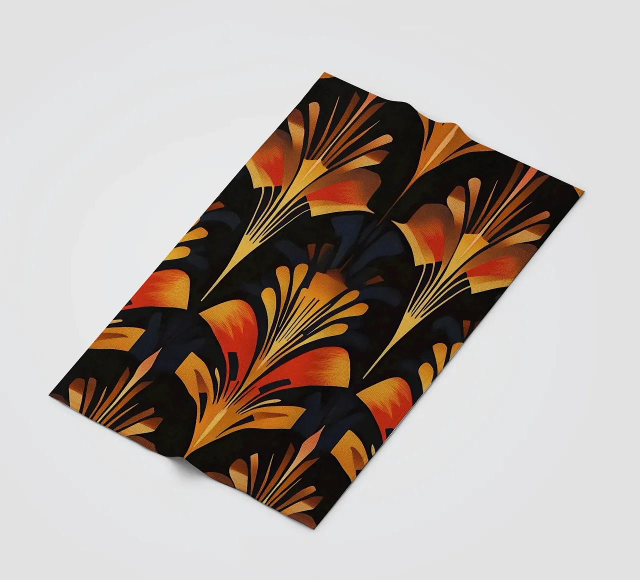 Art Deco "Illusions of Light" coperta in pile da Nikis Art Studio