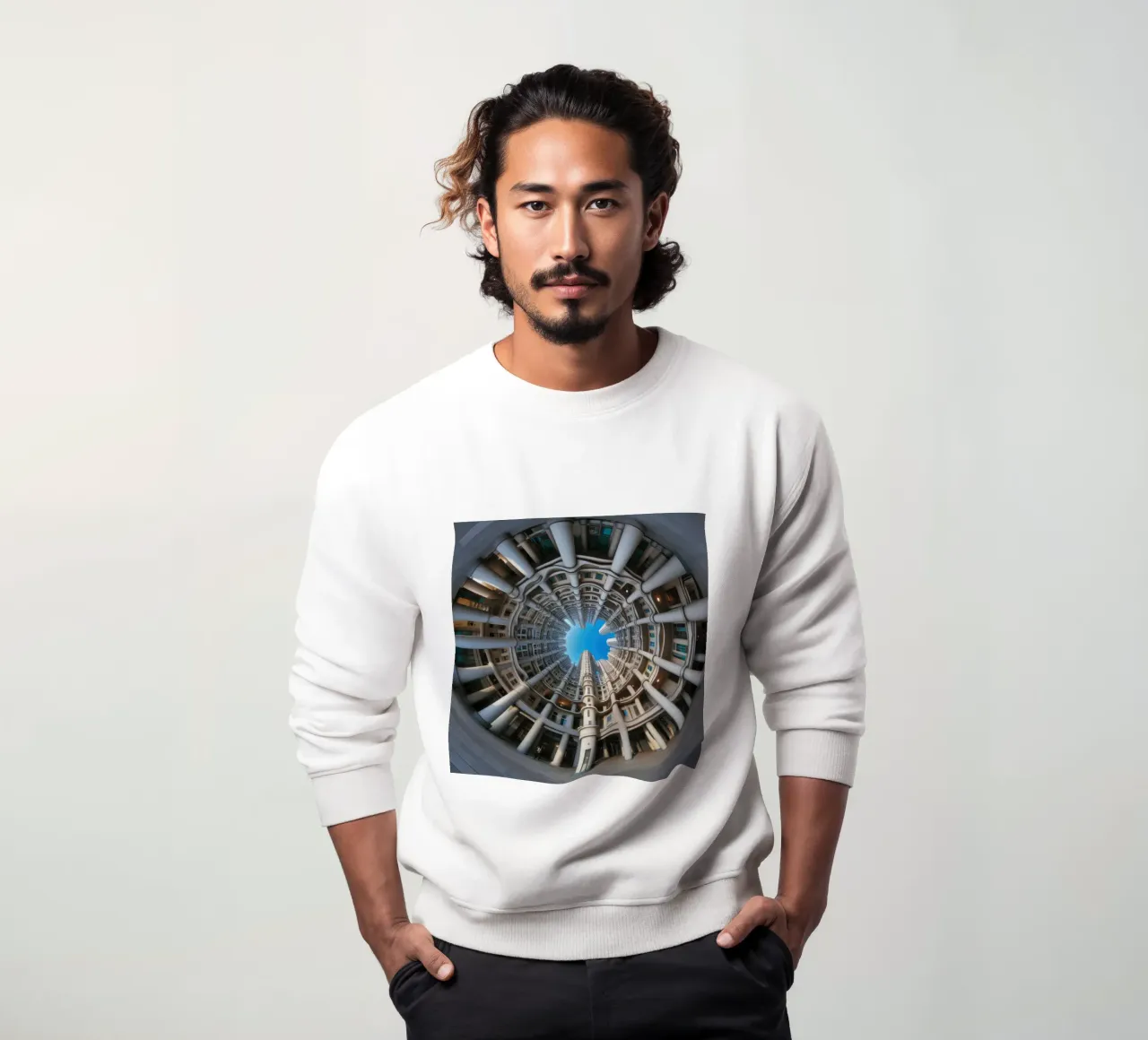 Sphere 024 - Circular Architectural Design sweatshirt by Spheres