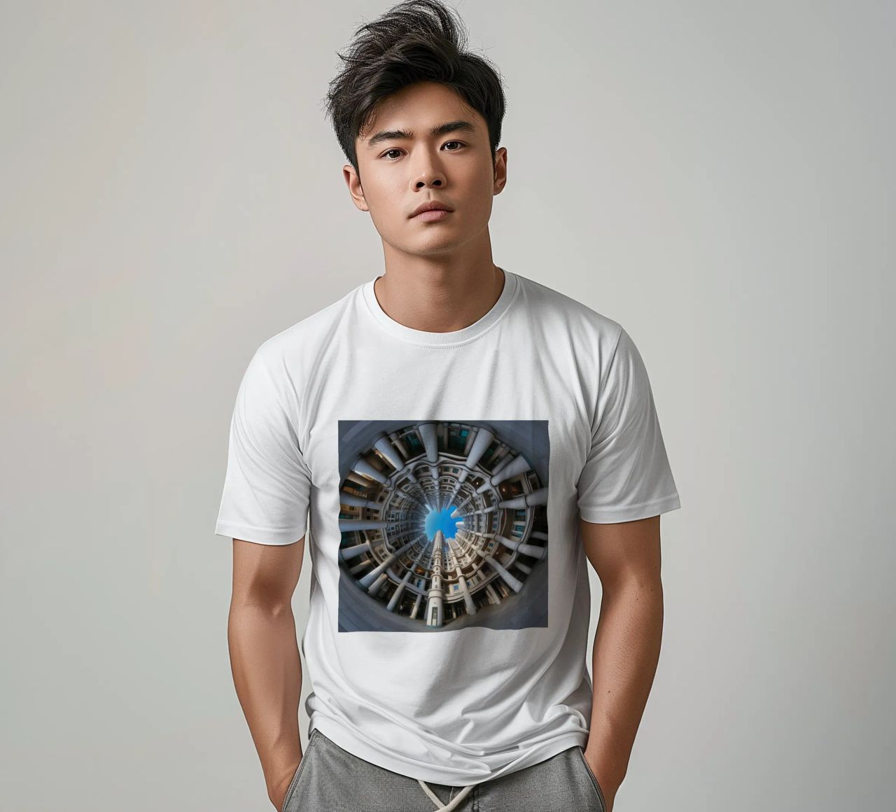 Sphere 024 - Circular Architectural Design t-shirt da Spheres