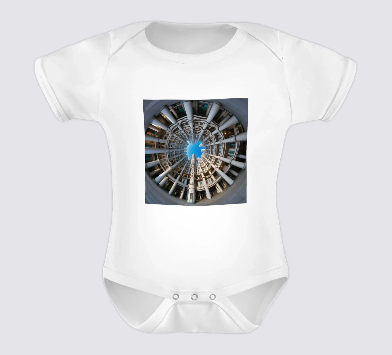 Sphere 024 - Circular Architectural Design body neonato maniche corte da Spheres