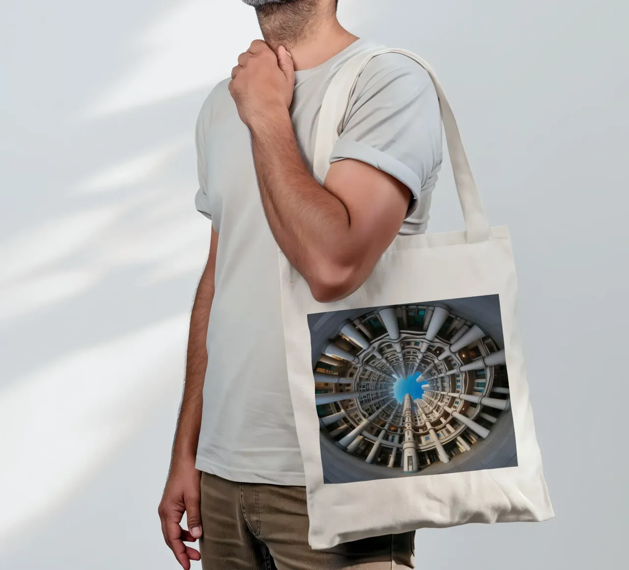 Sphere 024 - Circular Architectural Design borsa in juta da Spheres