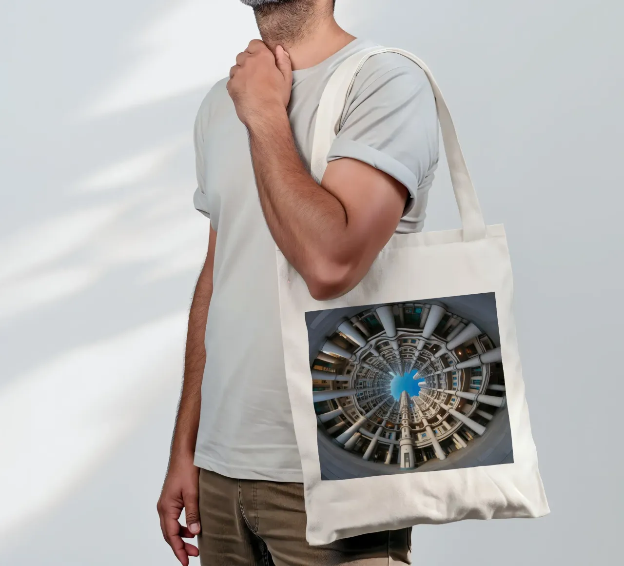 Sphere 024 - Circular Architectural Design tote bag de Spheres