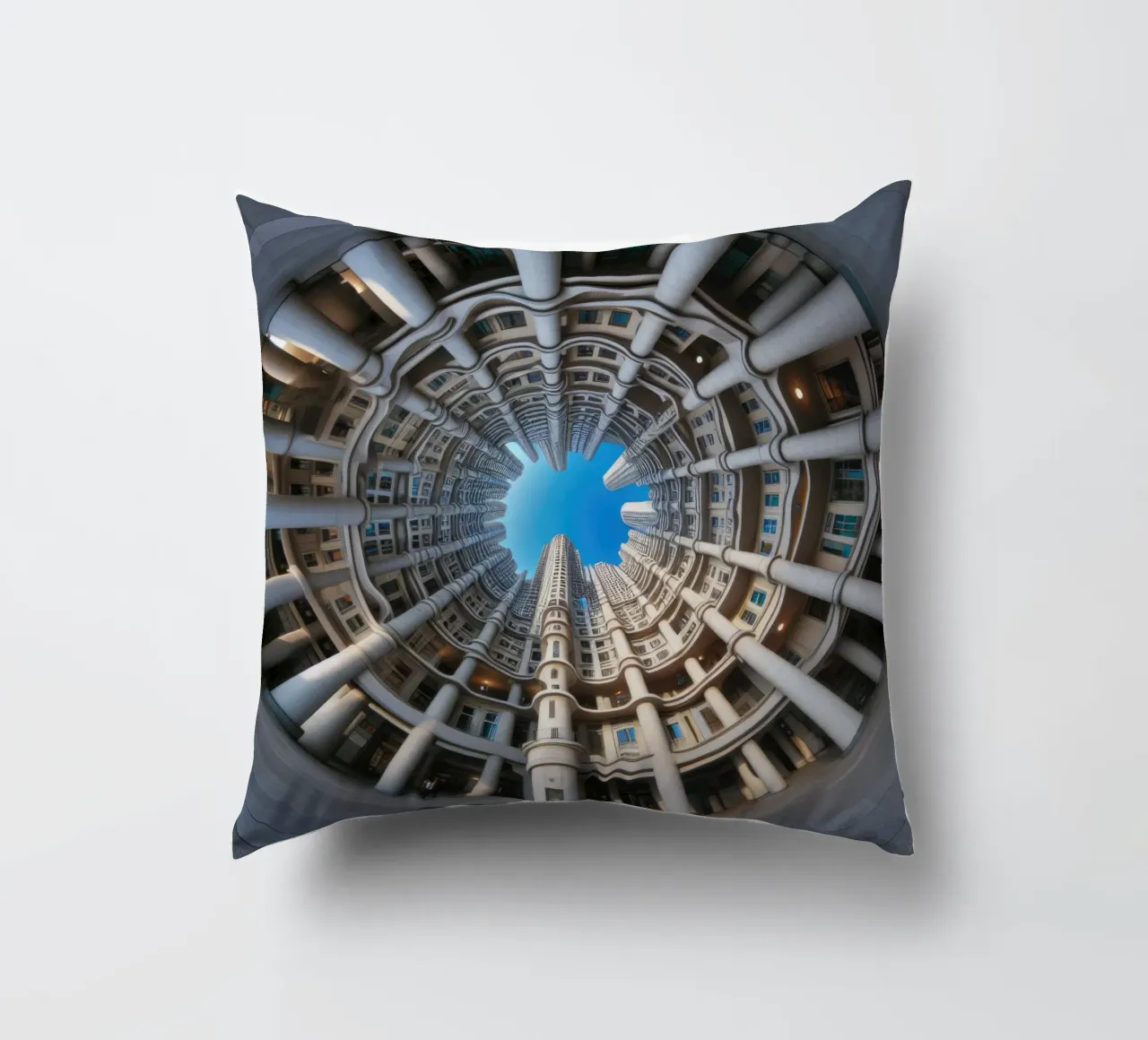 Sphere 024 - Circular Architectural Design cuscino da Spheres