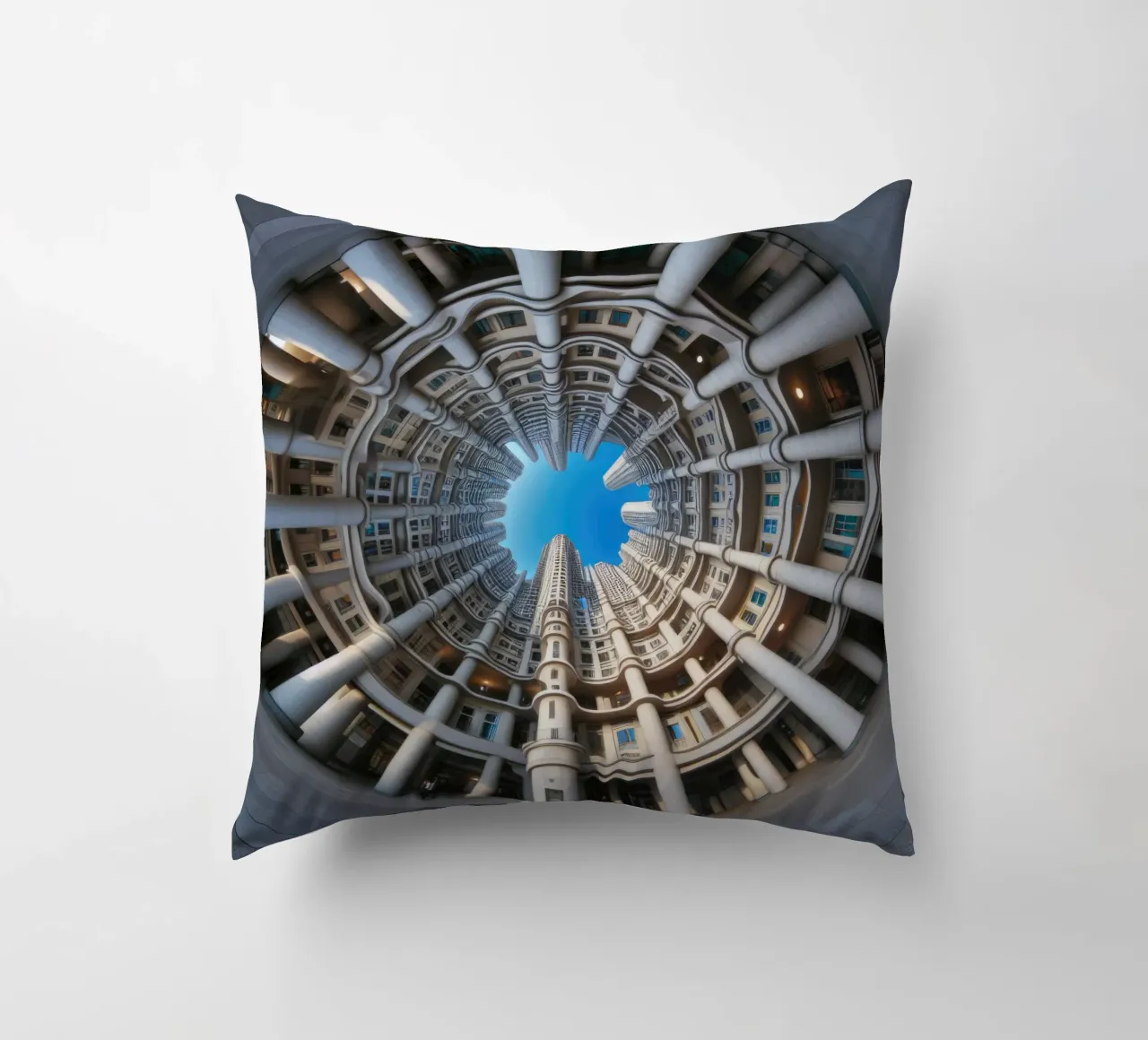 Sphere 024 - Circular Architectural Design cuscino da Spheres