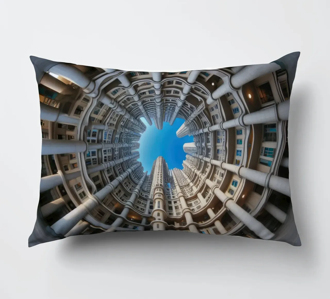 Sphere 024 - Circular Architectural Design cuscino da Spheres