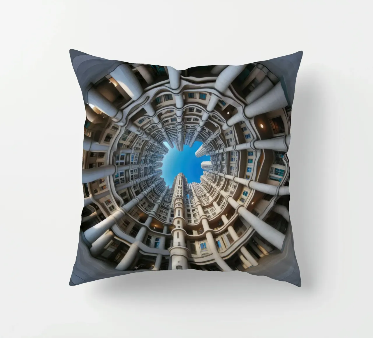 Sphere 024 - Circular Architectural Design Kissen von Spheres