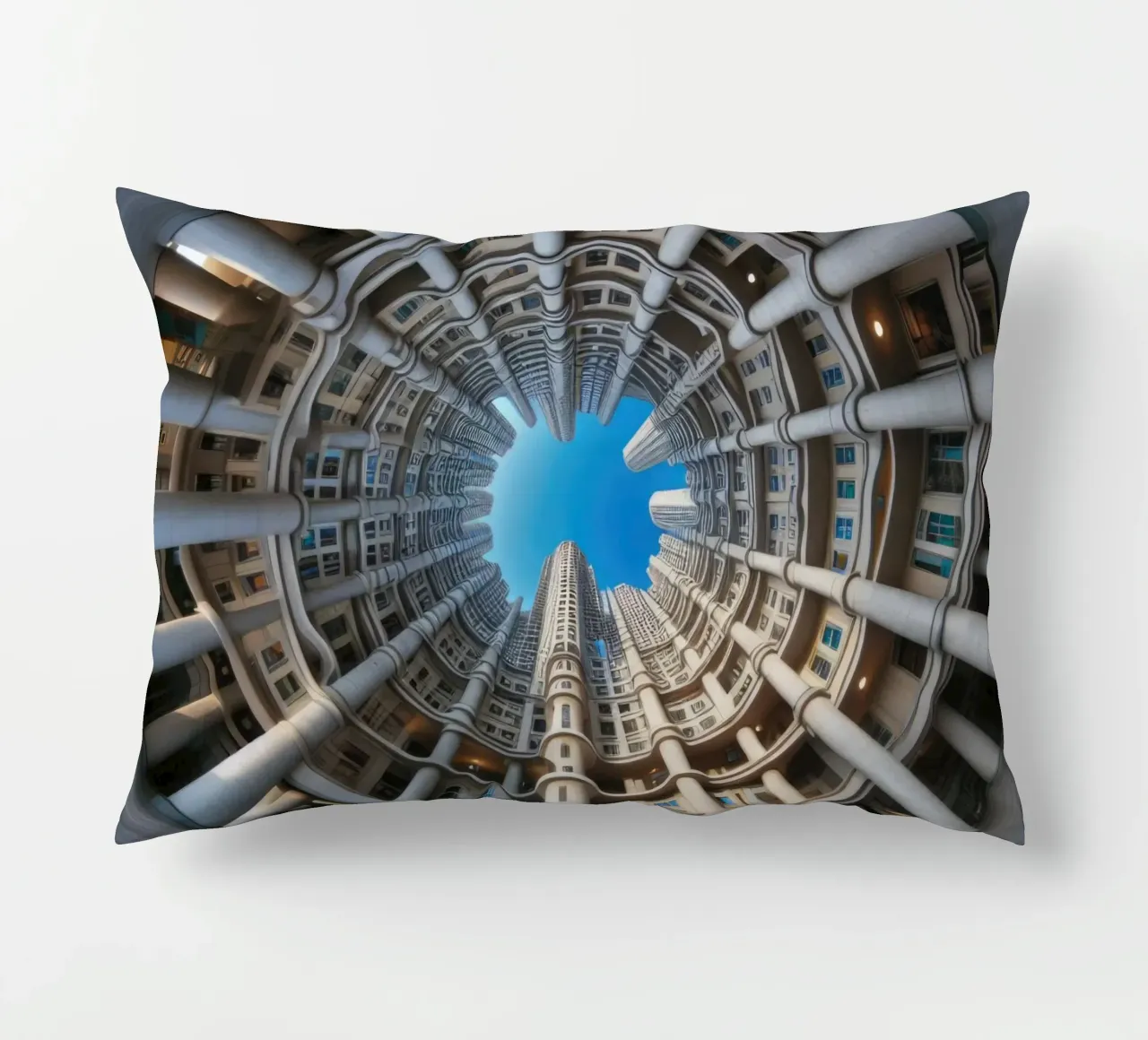 Sphere 024 - Circular Architectural Design cuscino da Spheres