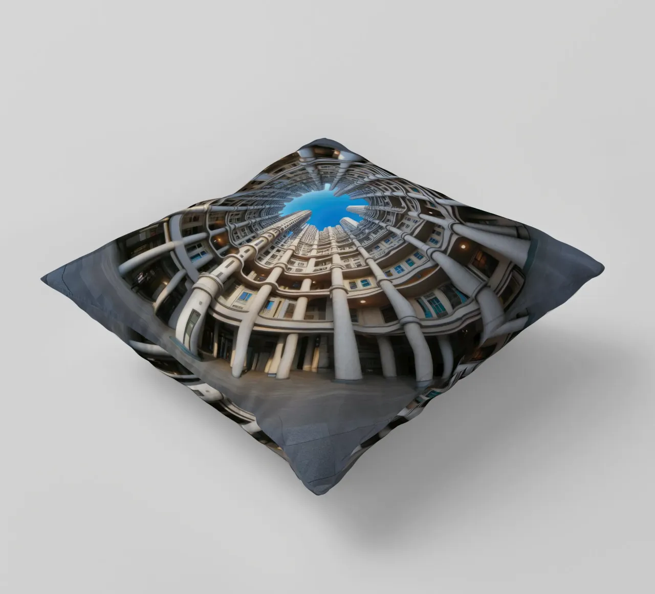 Sphere 024 - Circular Architectural Design Kissen von Spheres