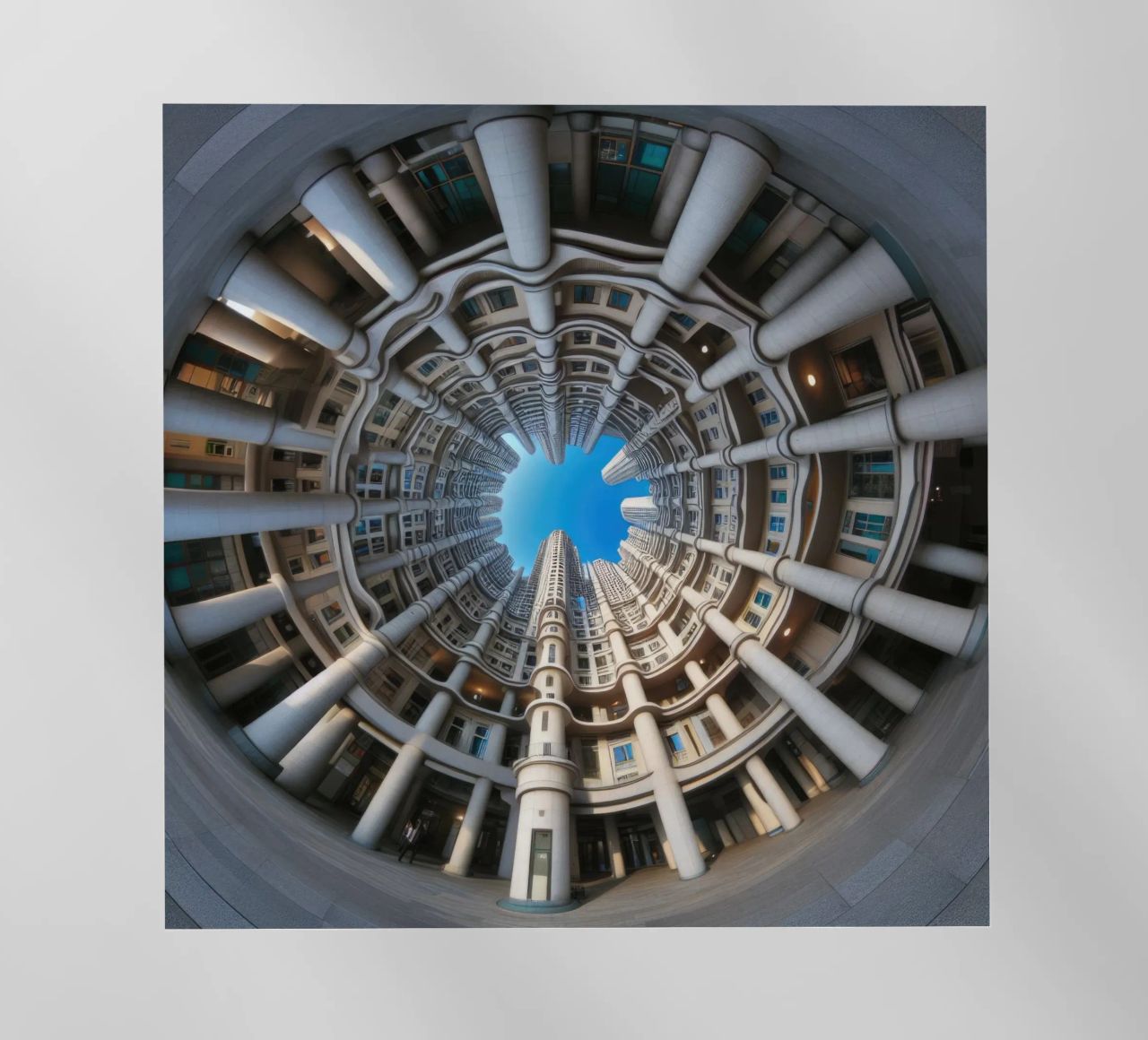 Sphere 024 - Circular Architectural Design pellicola backlit da Spheres