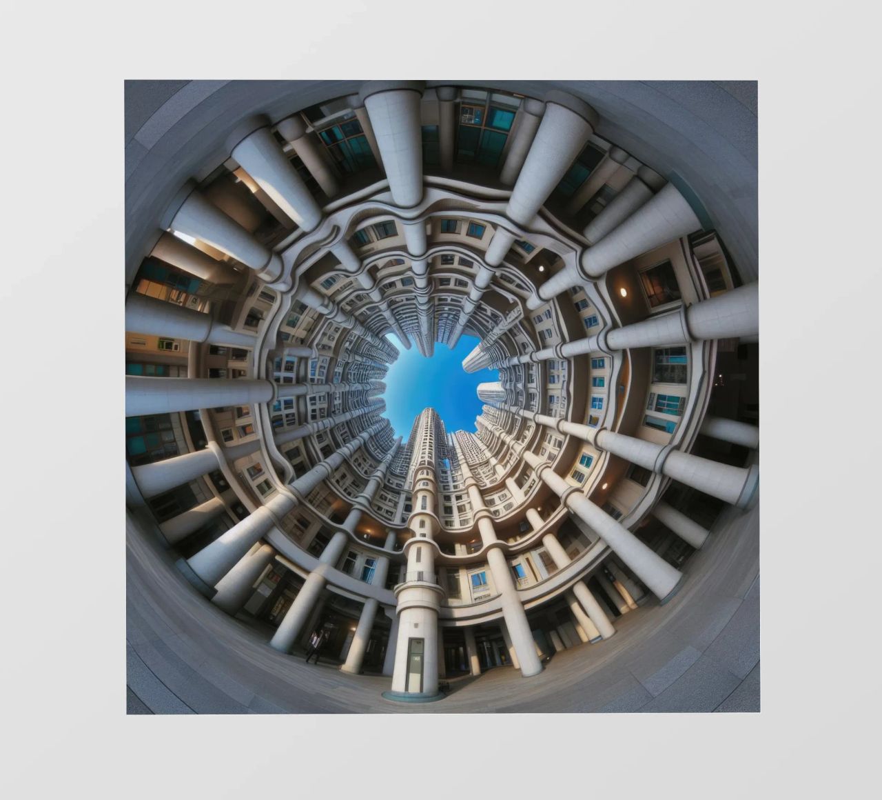 Sphere 024 - Circular Architectural Design pellicola backlit da Spheres