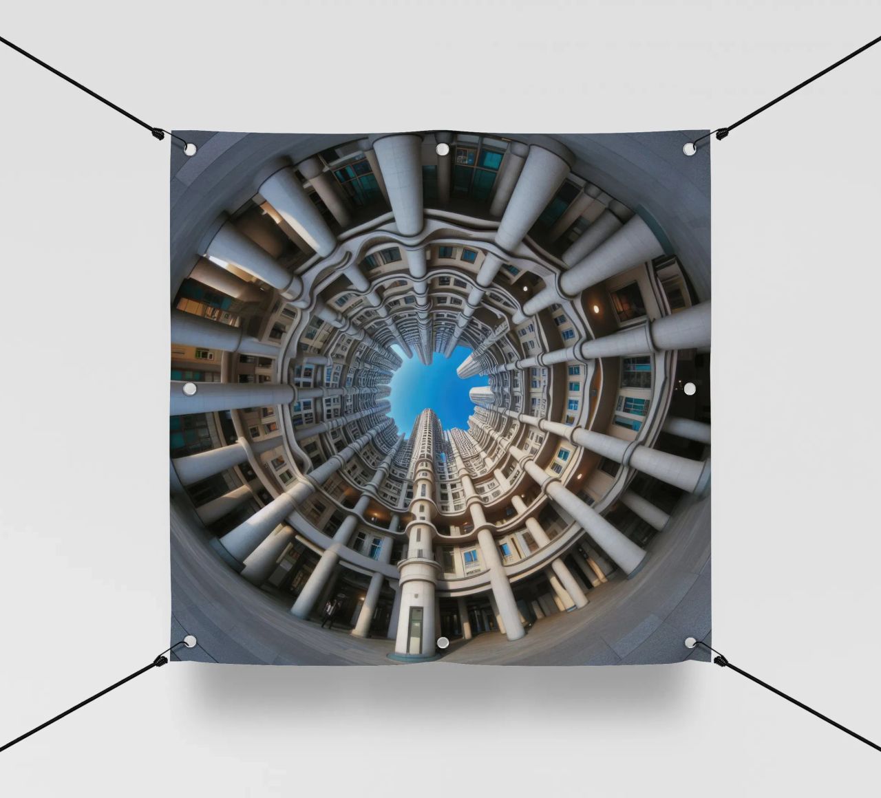 Sphere 024 - Circular Architectural Design telo in pvc da Spheres